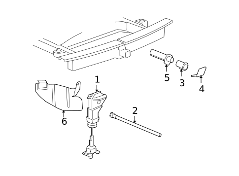 Spare Tire Carrier for 2007 Chevrolet Suburban 1500 #0