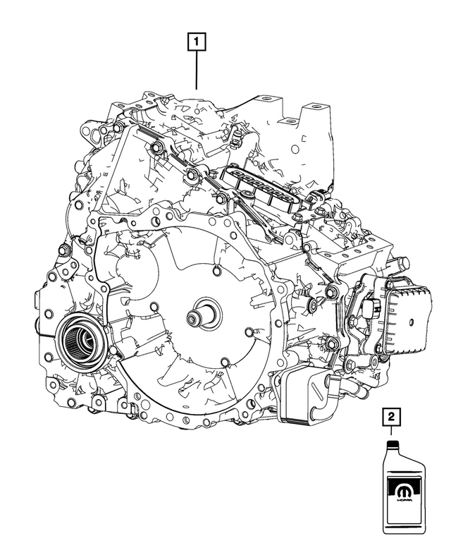 68609690AD - Transmission: Transverse Hybrid Transmission for Mopar Image