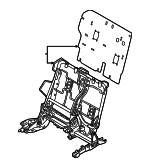 89410CH421 - Body: Seat Back Frame for Kia Image