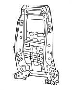 68101321AA - Body: Seat Back Frame for Mopar Image