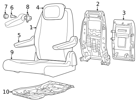 Second Row Seats for 2013 Dodge Grand Caravan #5