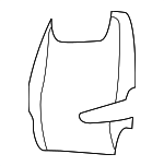 5LF90BD1AA - Body: Seat Back Assembly for Chrysler: Town &amp; Country | Dodge: Grand Caravan | Ram: C/V Image