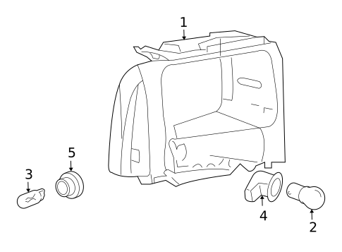 Park Lamps for 2005 Ford F-350 Super Duty #0