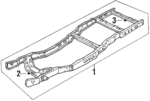 Frame & Components for 1986 Ford Bronco #0