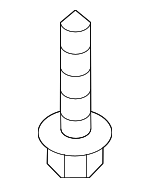 1244105207B - Body: Lower Cover Screw for Kia: Borrego, Forte, Forte Koup, Forte5, K4, K5, Niro, Niro EV, Optima, Rio, Sorento, Sportage, Telluride Image