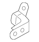 793202H000 - Body: Lower Hinge for Hyundai: Accent, Elantra, Elantra GT, Elantra N, Ioniq, Kona, Kona Electric, Kona N, Tucson, Veloster, Veloster N, Venue Image