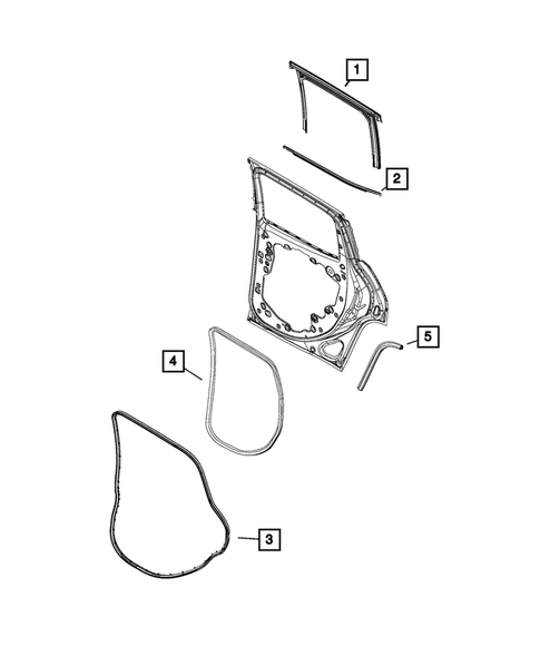 Weatherstrips and Seals for 2015 Jeep Renegade #0