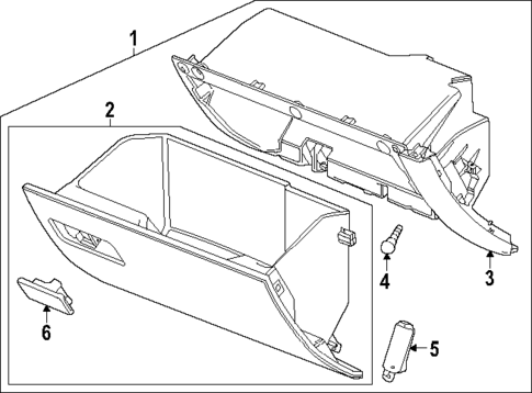 Glove Box for 2025 Buick Enclave #0
