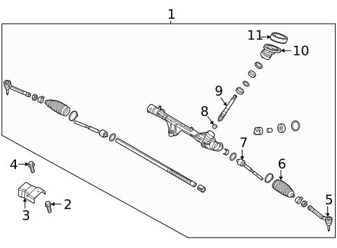 Steering Gear & Linkage for 2022 Hyundai Sonata #0