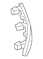 63148075978 - Body: Reflector for BMW: 228i Gran Coupe, 228i xDrive Gran Coupe, M235i xDrive Gran Coupe Image