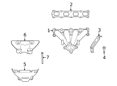 Exhaust Manifold for 2014 Jeep Patriot #0