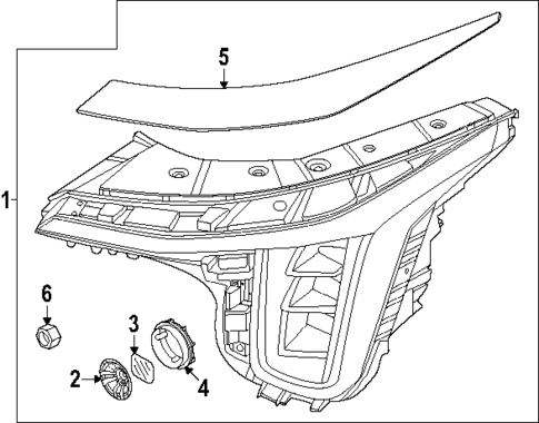 Headlamp Components for 2024 Kia Sorento #0