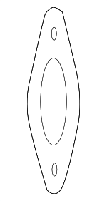 287513S100 - Exhaust: Front Pipe Gasket for Hyundai Image