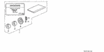 74817SH3305 - Electrical/Exhaust/Heater/Fuel: CAP (OUTER) for Acura Image