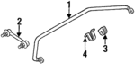 8943726092 - Suspension: Stabilizer Bar for Isuzu Image