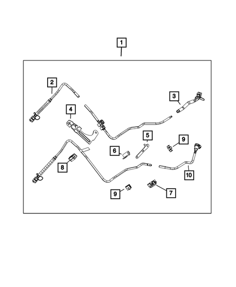 Fuel Lines and Tubes for 2020 Ram 1500 #2