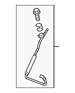 12654315 - Engine: Oil Feed Tube for Saab: 9-5 Image