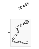 12618974 - Engine: Water Pipe for Saab: 9-5 Image