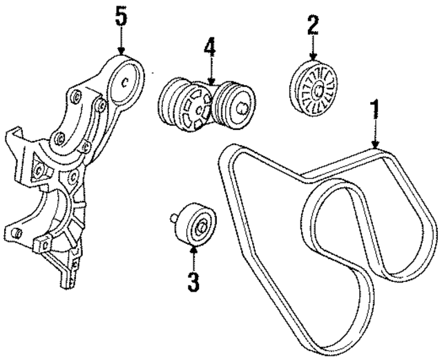 10129516 - Cooling System: Belt Tensioner Bracket for GM Image