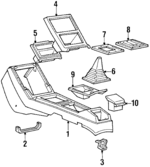 MB423924 - : Radio Panel for Mitsubishi Image
