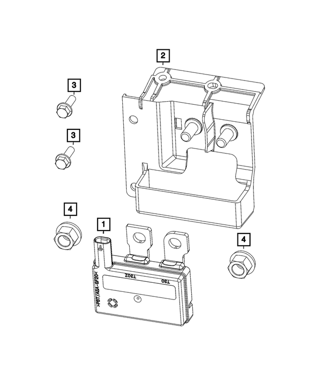 6104173AA - Electrical: Hex Flange Head Screw for Mopar Image