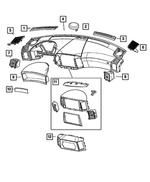 5JN311J8AO - : Instrument Panel Bezel for Mopar Image