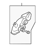 17245P72000 - Engine: Inlet Tube for Acura: Integra Image