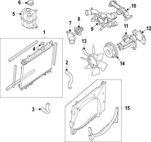Cooling System for 2020 INFINITI QX80 #0