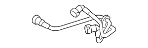 98110628801 - : Engine Coolant Overflow Hose for Porsche Image