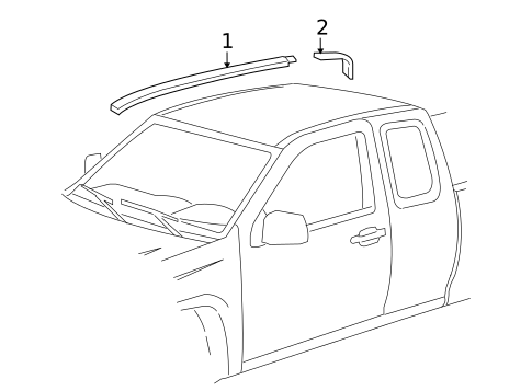 Exterior Trim - Cab for 2006 Isuzu i-280 #0
