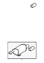 44300AJ28A - Exhaust: Muffler for Subaru: Legacy, Outback Image