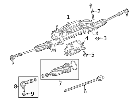 Steering Gear & Linkage for 2015 Chrysler 200 #0