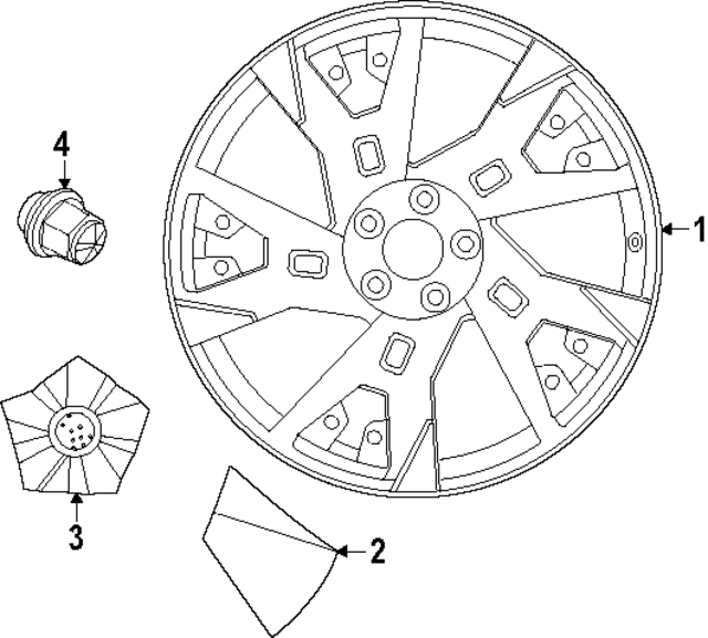 403155MP2C - : Cover-Disc Wheel for Nissan: ARIYA Image