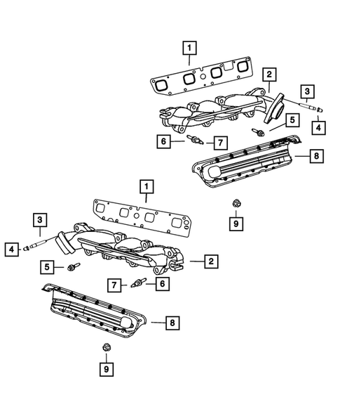 Manifolds and Vacuum Fittings for 2012 Dodge Charger #0