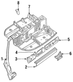 5819217020 - : Foot Rest for Toyota Image