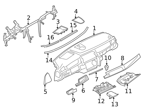 Instrument Panel for 2015 BMW M5 #0