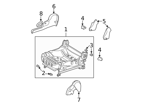 Tracks & Components for 2003 Toyota Corolla #1