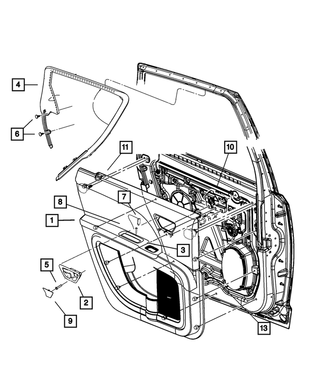 1MQ191K7AA - : Door Pull Cup for Mopar Image