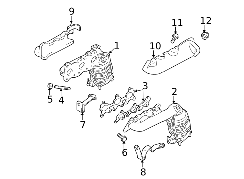 Exhaust Manifolds for 2006 Suzuki Grand Vitara #0