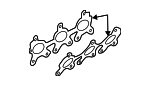 1414067D03 - Exhaust: Exhaust Manifold Gasket for Suzuki Image
