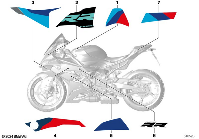 51145B66321 - Body Equipment: Decor Cover Air Box -  for BMW-Motorrad Image
