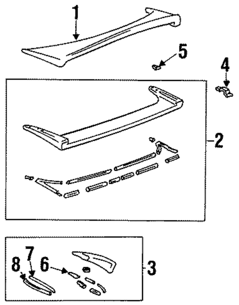 Spoiler for 1993 Toyota MR2 #0