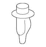 90467A0008 - Body: Bumper Cover Fastener for Scion: tC, xB | Toyota: 4Runner, Avalon, Camry, Celica, Corolla, FJ Cruiser, Highlander, Land Cruiser, Matrix, MR2 Spyder, Paseo, Prius, RAV4, Sequoia, Sienna, Solara, Tacoma, Tercel, Tundra, Yaris Image