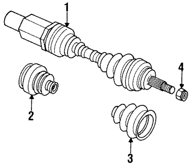 4798777 - Driveline &amp; Axles: Cv Axle Assembly for Mopar Image
