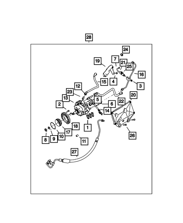 68578596AA - Fuel and Accelerator Pedal: Socket Head Bolt for Mopar Image