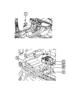 5085598AF - 4-Speed; Automatic VLP Transaxle: Transmission Shifter Bracket for Mopar Image