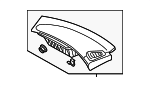 77821TA0A81ZA - Electrical: Air Bag Door for Honda Image