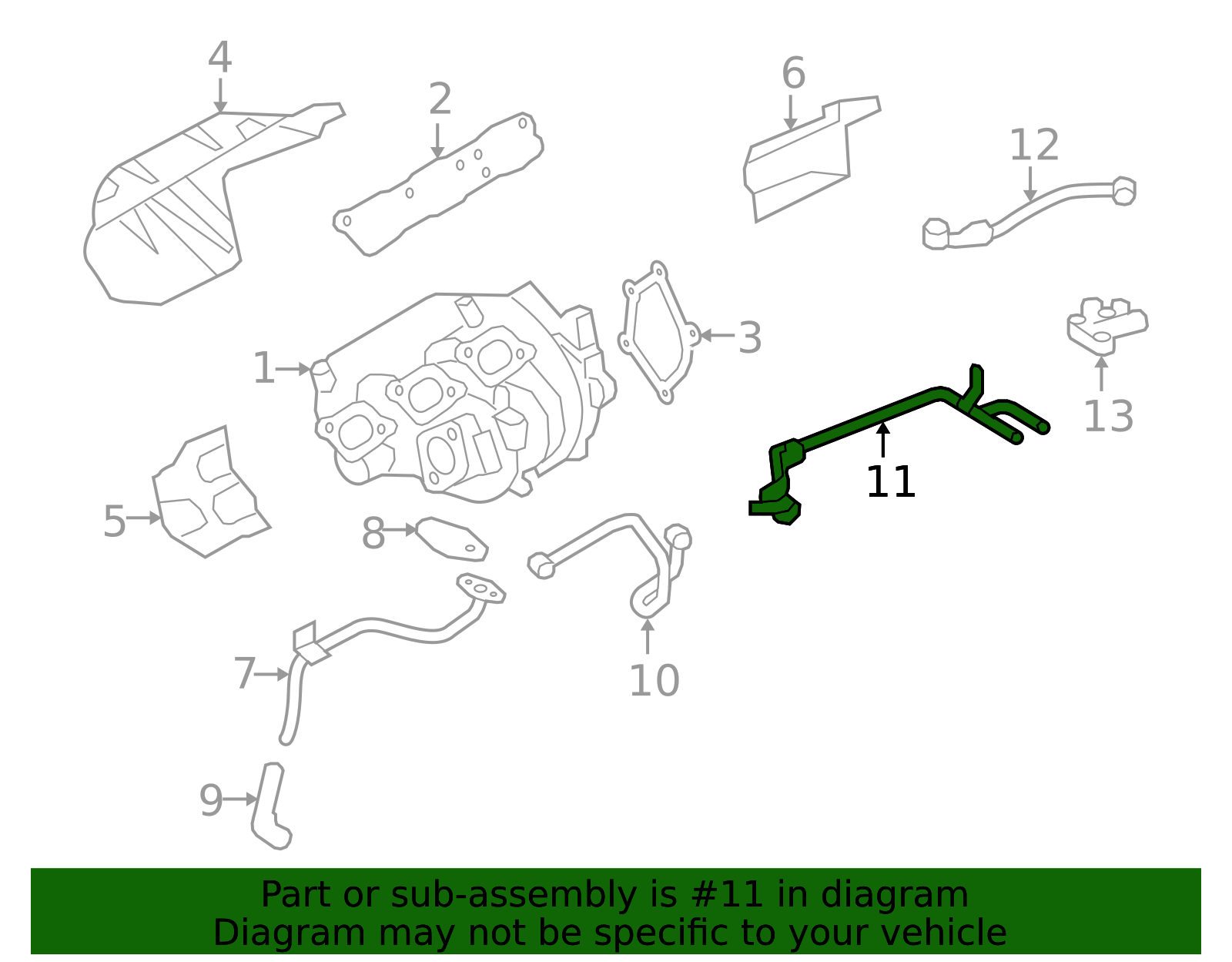 14498-JF01A - High-Quality Turbocharger Coolant Line for 2009-2024 ...
