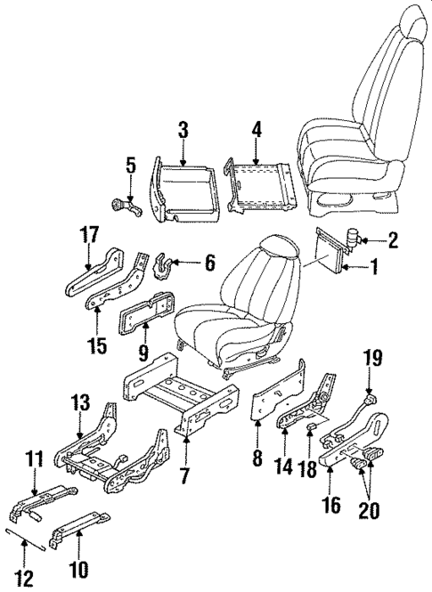 Power Seats for 1994 Mercury Villager #0
