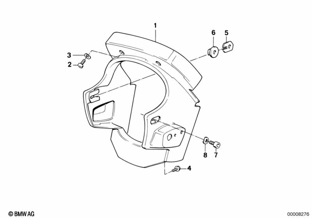 62211459490 - Instruments: Housing -  for BMW-Motorrad Image